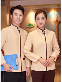 保潔服一?？?米黃